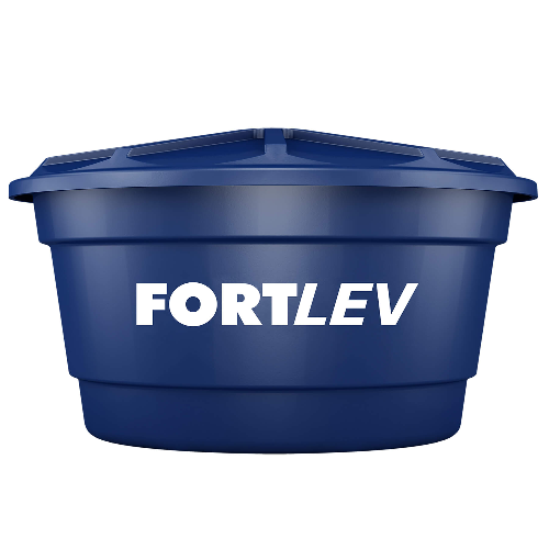 Caixa D'água Plástica Azul de 1.500L Fortlev